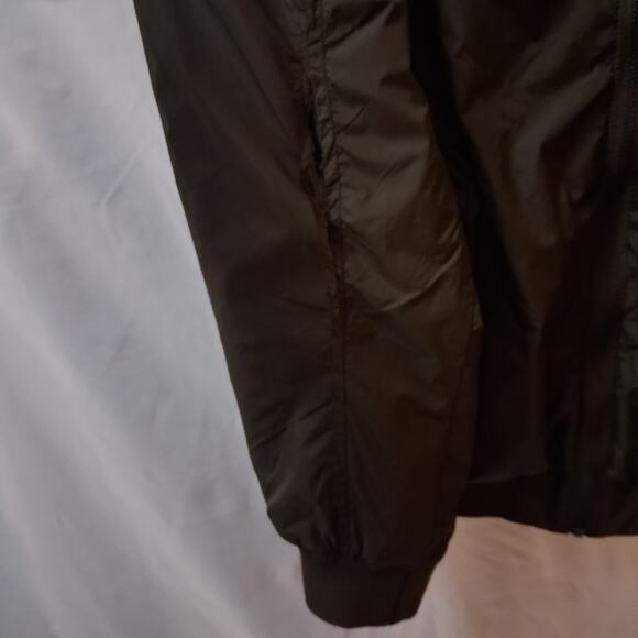 H&M Olive Army Green Lightweight Bomber Men Jacket Size-L - Picture 9 of 15